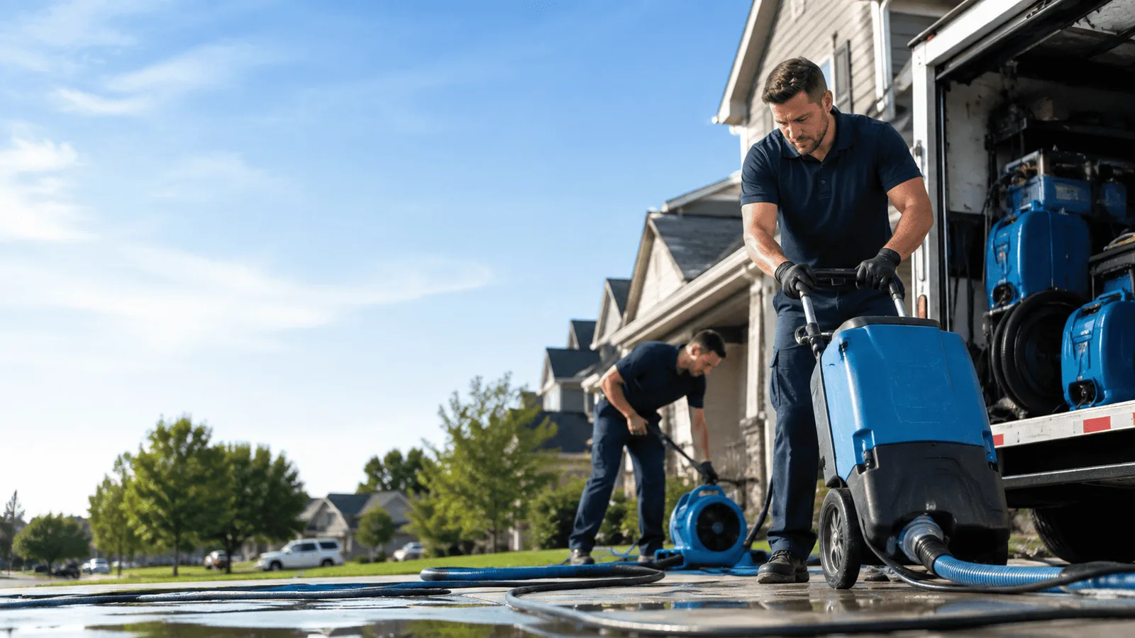 Dehumidification being performed in Wickenburg, AZ